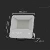 Naświetlacz LED V-TAC 100W 135Lm/W SAMSUNG CHIP czarny VT-44101 6500K 11480lm 5 lat gwarancji